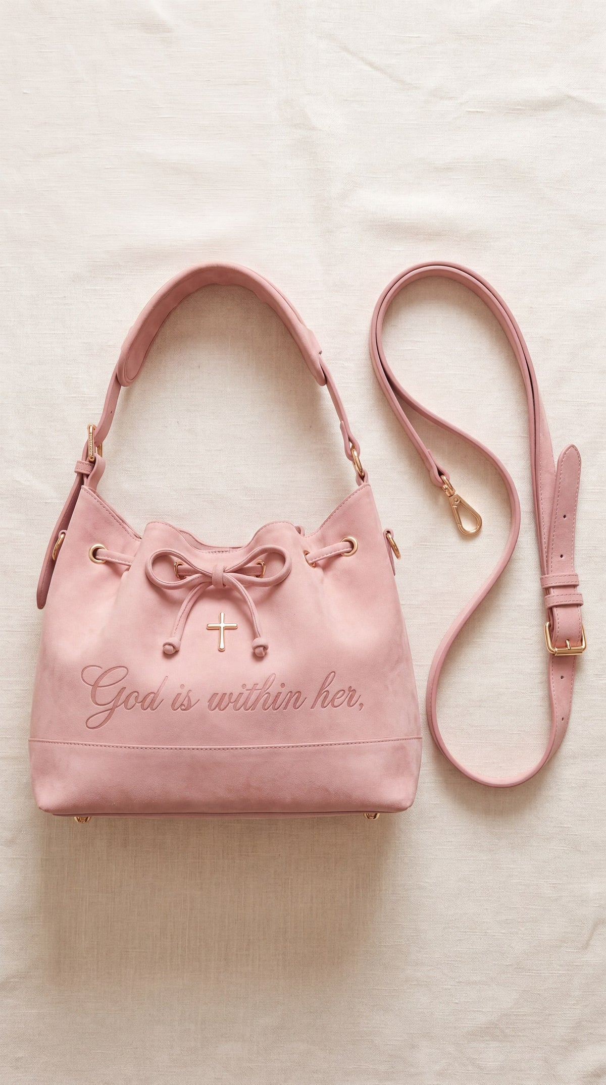 The 46:5 Bag with its adjustable crossbody strap